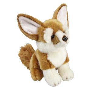 Ravensden Pluche knuffel dieren Woestijnvos/Fennec 18 cm -