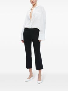 Alice + olivia Janis cropped trousers - Zwart