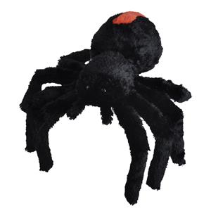 Pluche zwarte roodrugspin/spinnen knuffel 35 cm speelgoed -