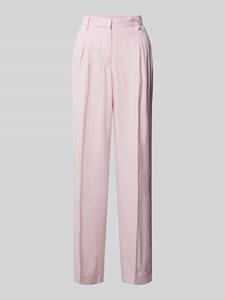 Milano italy Wide leg stoffen broek met persplooien