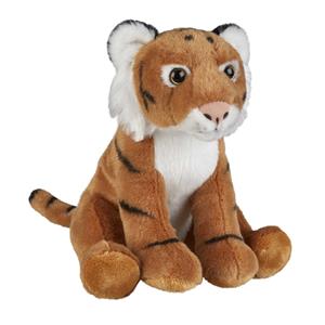 Ravensden Pluche knuffel dieren Bruine Tijger 18 cm -