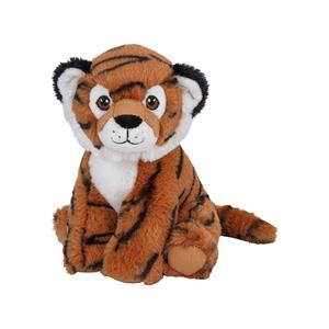 Nature Planet Pluche knuffel bruine tijger van 19 cm -