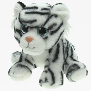 Cornelissen Pluche knuffel dieren witte Tijger van 25 cm -