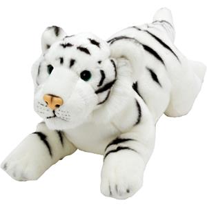 Suki Gifts Pluche knuffel dieren Witte Tijger 33 cm -