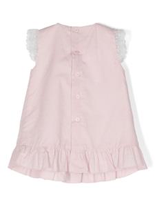 Paz Rodriguez Katoenen jurk met jacquard - Roze