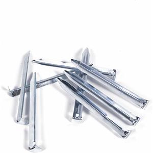 Grondpen/tentharing - 8x - zilver - staal - 17 cm -