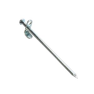 Fosco industries Grondpen/tentharing metaal met verstelbaar gat 20 cm -