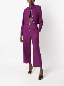 Olympiah Cropped broek - Paars