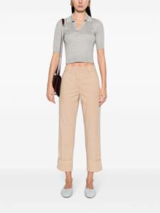 Peserico Cropped broek - Beige