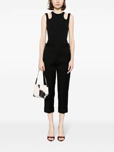 Neil Barrett cropped tailored trousers - Zwart