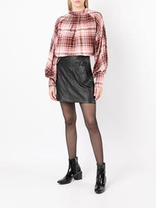 Olympiah Geruite blouse - Rood