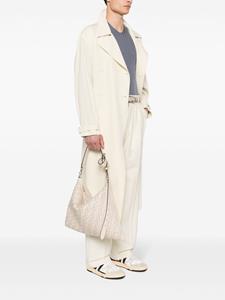 FENDI Leren schoudertas - Beige