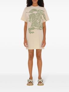 Burberry Equestrian Knight cotton dress - Beige