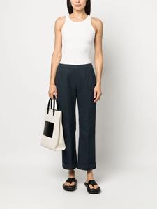 ASPESI Cropped broek - Blauw