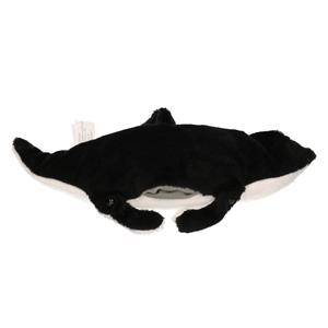 Pluche zwart/witte mantarog knuffel 26 cm speelgoed -