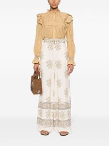 ZIMMERMANN Broek met wijde pijpen - Beige