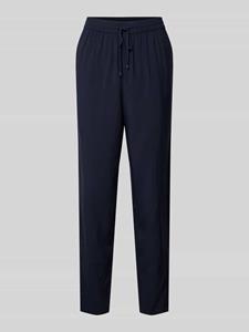 S.Oliver RED LABEL Stoffen broek van viscose met elastische band