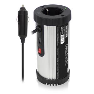 Eminent EM3995 Omvormer 150W | 12V naar 230V | 2,1A USB-A poort