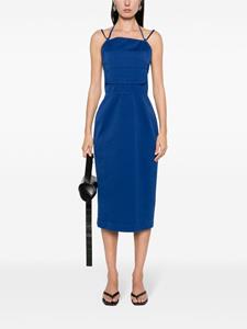 Max Mara Katoenen jurk - Blauw