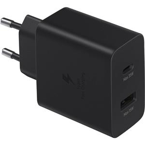 Samsung 35W Power Adapter Duo TA220N GSM-lader Met snellaadfunctie USB-C, USB-A Zwart