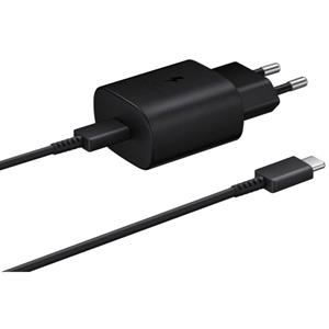 Samsung EP-TA800XBEGWW Handy Ladegerät mit Schnellladefunktion USB-C Schwarz