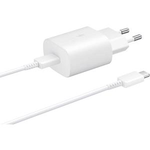 Samsung EP-TA800XWEGWW Handy Ladegerät mit Schnellladefunktion USB-C Weiß