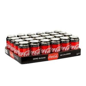 Coca-Cola Coca cola zero (DK) | Blik 24 x 33 cl