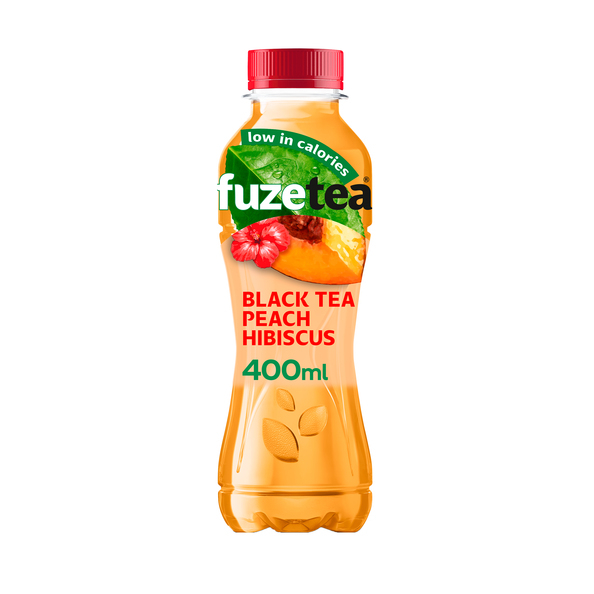 Fuze Tea Fuze Black Tea Peach Hibiscus | 12 x 0,4 liter