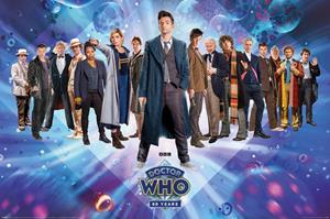 Pyramid Poster Doctor Who 60th Anniversary A Timeless Tribute 91,5x61cm