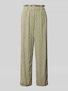 Vila High waist stoffen broek met all-over print, model 'LISE'