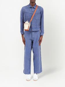 Maison Margiela Fire geweven bucket-tas - Beige