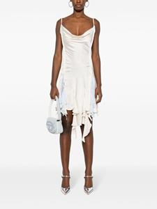 Y/Project Mini-jurk met satijnen afwerking - BEIGE BLUE