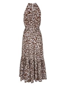 Michael Kors Maxi-jurk met bloemenprint - Bruin