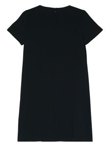 ASPESI round-neck crepe shift dress - Blauw