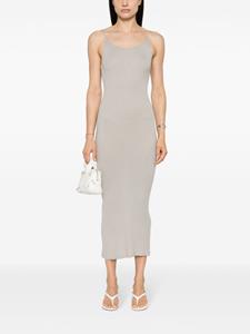 Majestic Filatures ribbed maxi dress - Grijs