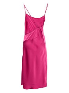 Stockholm Surfboard Club Asymmetrische midi-jurk - Roze