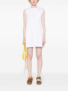 Sacai A-line poplin shirtdress - Beige