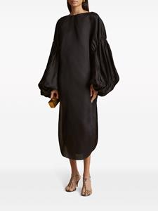 KHAITE Zijden jurk - Zwart