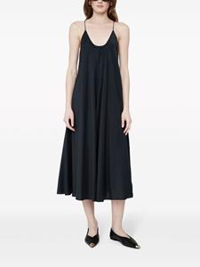 ANINE BING Gesmockte midi-jurk - Zwart