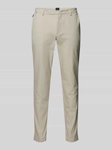 Boss Slim fit pantalon met achterzakken, model 'Kaito'