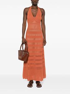 TWINSET knitted maxi dress - Oranje