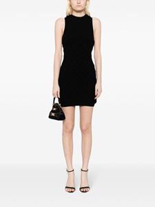 Elisabetta Franchi Gebreide mini-jurk - Zwart