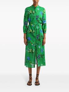 Erdem Midi-jurk met ceintuur - Groen