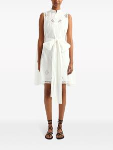 Erdem Jurk met gestrikte taille - Wit