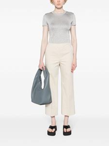 Theory mid-rise cropped trousers - Beige