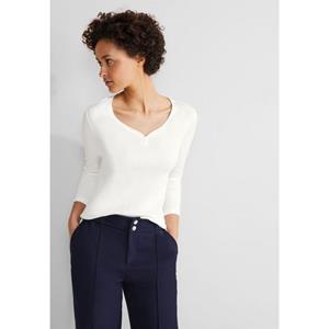 STREET ONE 3/4-Arm-Shirt mit 3/4 Ärmeln