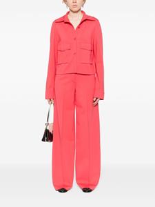 Dorothee Schumacher Emotional Essence high waist broek met wijde pijpen - Roze