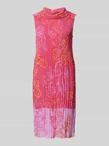 Betty Barclay Knielange jurk met plissévouwen