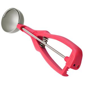 Stöckel IJsportioneerlepel Soleya met anti-aanbaklaag; 42ml, 5.1 cm (Ø); rood; rond