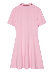 PS Paul Smith Zebra-appliqué cotton tennis dress - Roze